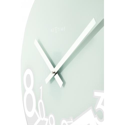 Nextime Nextime Klok 8115 a été abandonné, Ø43 cm, mur, argent