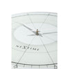 Nextime Nextime Klok 8125 Round fantaisie, Ø43 cm, mur, argent blanc