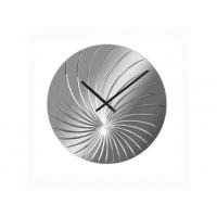 Nextime Nextime KLOK 8134 Sangir, Ø43 cm, mur, argent glacé