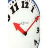 Nextime Nextime Klok 8151 Boy, Ø43 cm, mur, rouge bleu blanc rouge