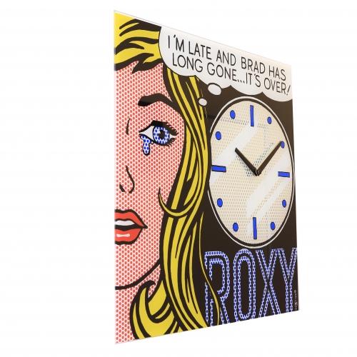 Nextime Nextime Klok 8153 Date de cinéma, 43x43.2 cm, mur, multicolore noir