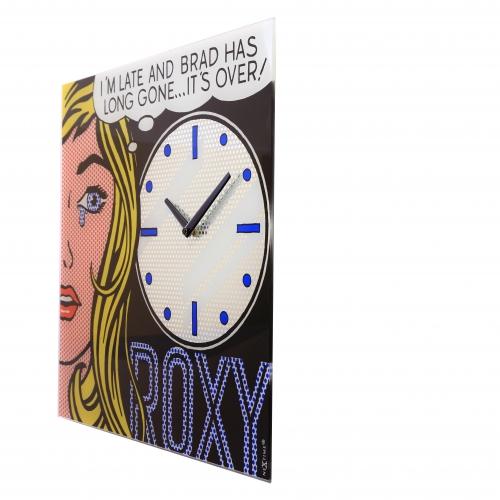 Nextime Nextime Klok 8153 Date de cinéma, 43x43.2 cm, mur, multicolore noir
