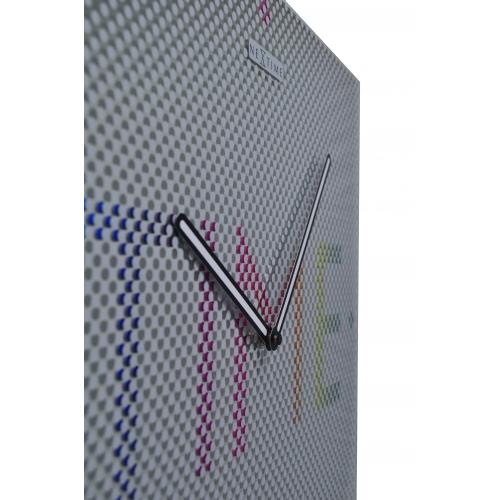 Nextime Nextime Klok 8165 Mistery Time, 43x43 cm, mur, métal