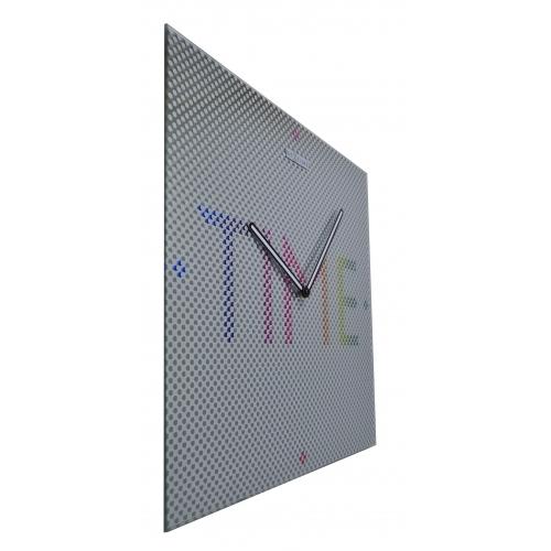 Nextime Nextime Klok 8165 Mistery Time, 43x43 cm, mur, métal