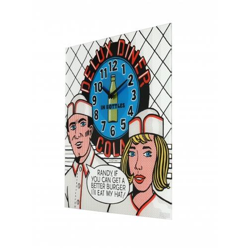 Nextime Nextime Klok 8167 Delux Diner, 43x43cm, mur, multicolore