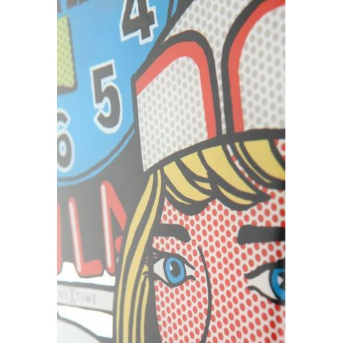 Nextime Nextime Klok 8167 Delux Diner, 43x43cm, mur, multicolore