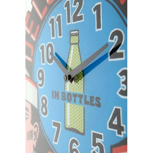 Nextime Nextime Klok 8167 Delux Diner, 43x43cm, mur, multicolore