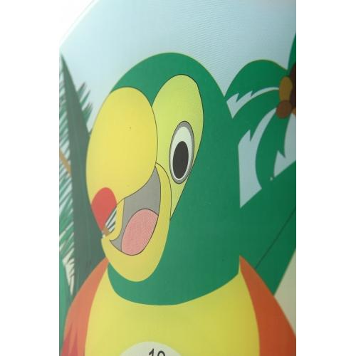 Nextime Nextime Klok 8168 Lorre, Ø43 cm, mur, multicolore
