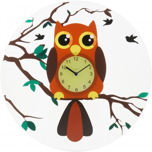Nextime Nextime Klok 8169 Oohoo, Ø43 cm, mur, multicolore
