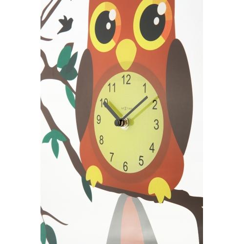 Nextime Nextime Klok 8169 Oohoo, Ø43 cm, mur, multicolore