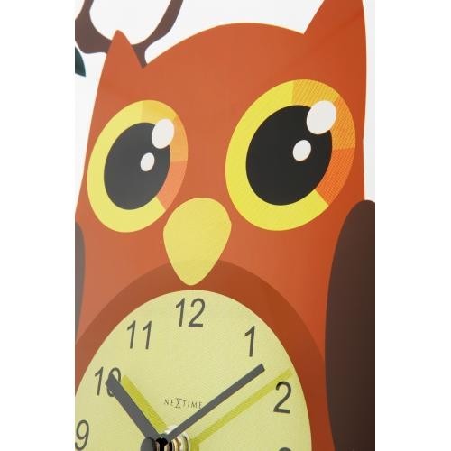 Nextime Nextime Klok 8169 Oohoo, Ø43 cm, mur, multicolore