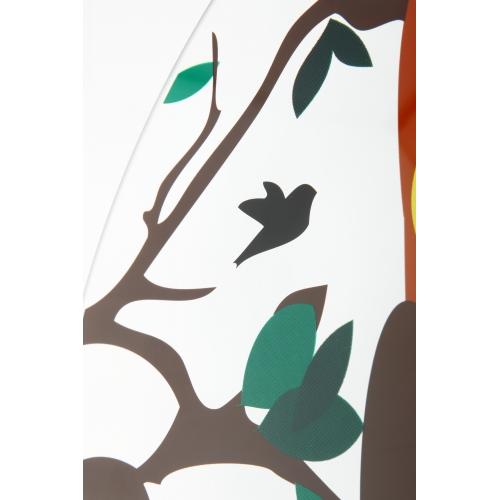 Nextime Nextime Klok 8169 Oohoo, Ø43 cm, mur, multicolore
