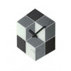 Nextime Nextime Klok 8171 cube, 43,5x37 cm, mur, gris blanc noir