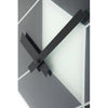 Nextime Nextime Klok 8171 cube, 43,5x37 cm, mur, gris blanc noir