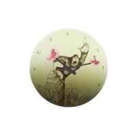 Nextime Nextime Klok 8633 King Kong, Ø43 cm, mur, vert