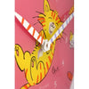 Nextime Nextime Klok 8810 Tickle mon ventre, Ø30 cm, mur, multicolore rose