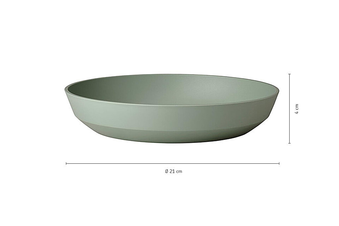 Mepal assiette creuse silueta ø21cm - blanc