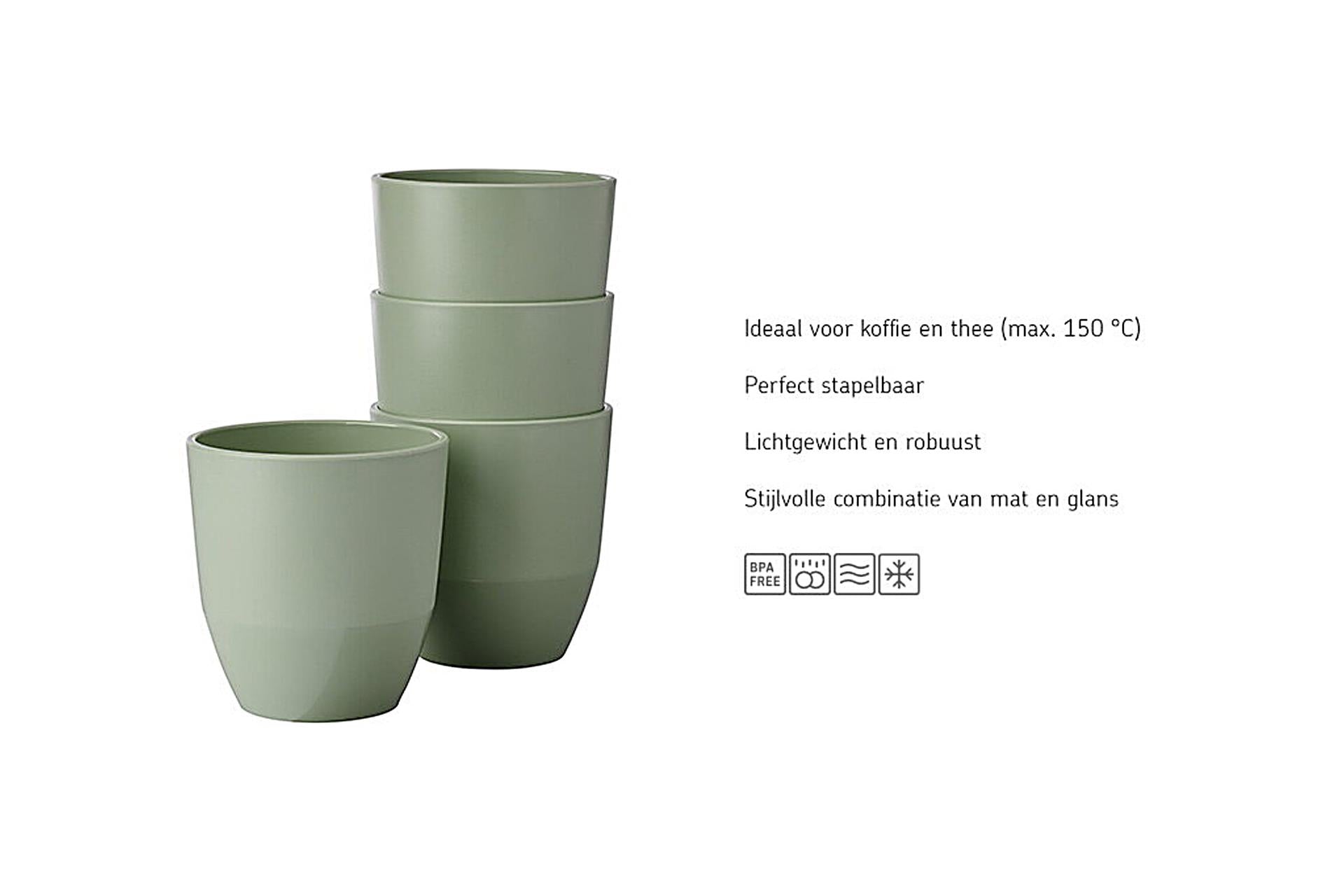 Mepal tasse silueta 200ml - sauge nordique