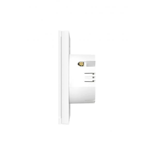 WOX WOX R7063 Cutter d'éclairage mural, WiFi 2,4 GHz, Schuko, <= 800W, 10-30m, blanc