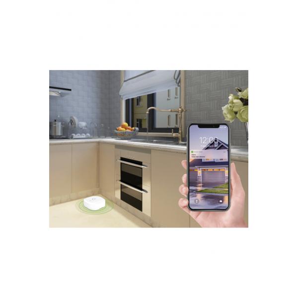WOX WOX R7050 Capteur de fuite d'eau, WiFi, Zigbee 3.0, IP67, 30m, blanc
