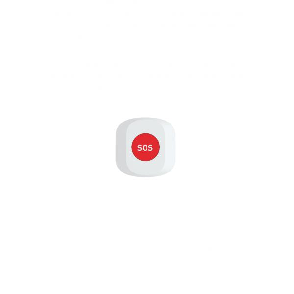 WOX WOX R7052 SOS Button, WiFi 2.4 GHz, Zigbee 3.0, Amazon Alexa Google Assistant, 30m, blanc