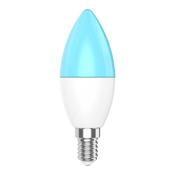 WOX WOX R9075 RVB LED Bulb, WiFi, E14, CCT, Google Assistant Amazon Alexa