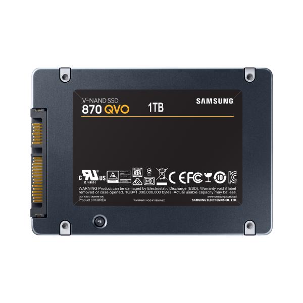 Samsung MZ-77Q1T0BW 870 QVO SSD, 1000 Go, 2,5, SATA3 6 Gbit S, V-Nand MLC, 560 MB S, 98000 IOPS
