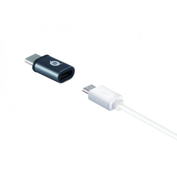 Concepttronic Concepttronic Donn05g USB-C à micro USB OTG Adapter 3-Pack, USB 2.0 Type-C Micro, femme masculine, BL