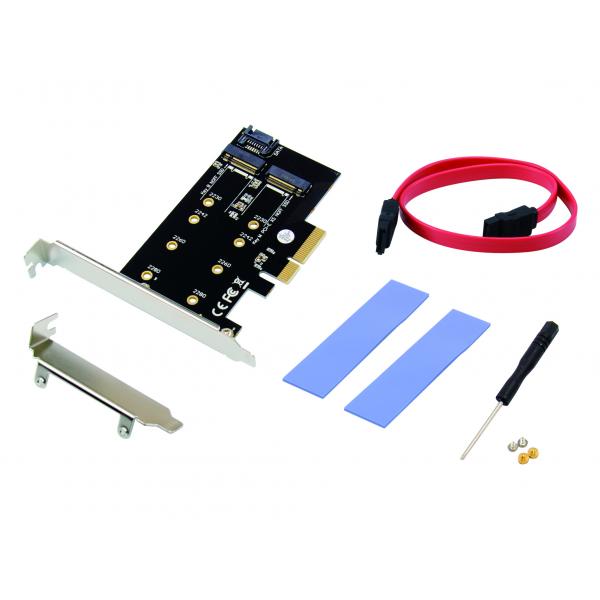 Concepttronic Concepttronic Emrick05b M.2 NVME SSD Adaptateur, PCIe 3.0, M.2, passive, Chine, 32 Gbit S