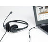 Équipement équipage 133474 USB-C à 3,5 mm Adaptateur DAC audio, USB-C, 3,5 mm, femelle masculine, 0,15 m, noir, argent