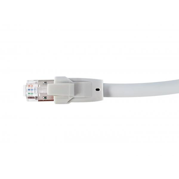 Équipement Équipement 608017 Câble de patch, CAT8.1, S FTP (S-STP) RJ-45, RJ-45, gris, 0,5 m