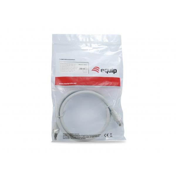 Équipez l'équipement 608010 Câble de patch, CAT8.1, S FTP (S-STP) RJ-45, RJ-45, gris, 1 m