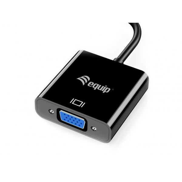 Équipement équipage 133384 USB 3.0 vers l'adaptateur VGA, 1080p, USB 3.2 Gen 1, USB Type-A, VGA (D-Sub)