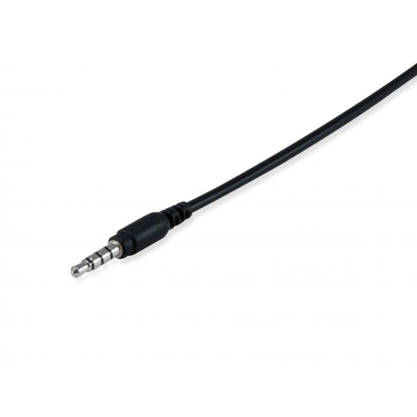 Équipement d'équipement 245302 Casque de chat, 3,5 mm, bande de tête, appelle la musique, le binaural, le rotatif, le noir