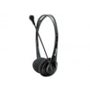 Équipement d'équipement 245302 Casque de chat, 3,5 mm, bande de tête, appelle la musique, le binaural, le rotatif, le noir
