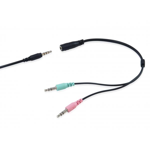 Équipement d'équipement 245302 Casque de chat, 3,5 mm, bande de tête, appelle la musique, le binaural, le rotatif, le noir