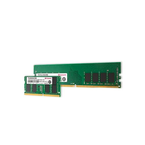 Transcende JM3200HLG-8G Jetram U-DIMM, 8 Go, DDR4, 3200 MHz, 1RX16, 1GX16, CL22, 1,2 V