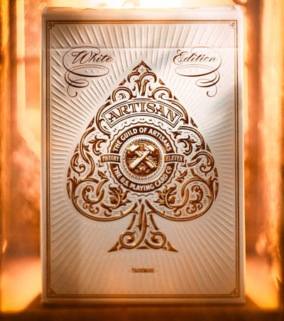 Theory11 cartes à jouer artisanales blanches