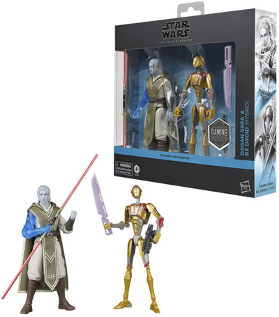 Star Wars The Black Series Dagan Gera et BX-Droid (Hybrid) de Jedi : Survivor, Gaming Greats Figurine à collectionner 15 cm, Pack Duo