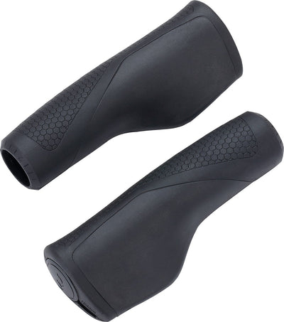 Bbb cycling poignées de vélo ergonomiques mamba - poignées de vélo vélo de ville électrique - 130 mm - noir - bhg-100