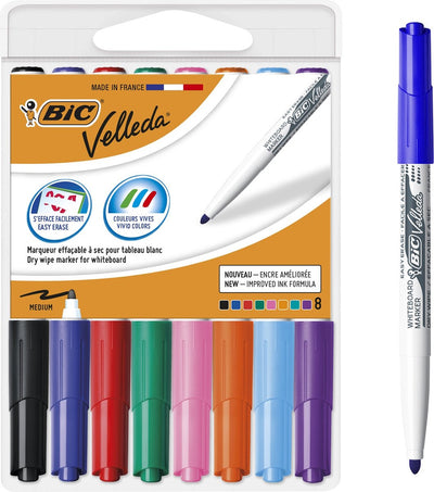 BIC Velleda Whiteboard Marqueurs, 8e.