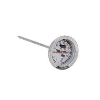 Thermomètre à rôtissage à la patinisse en acier inoxydable 120 ° C
