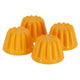 Patisse Patisse Pudding Formes 100 ml 4 pièces jaunes