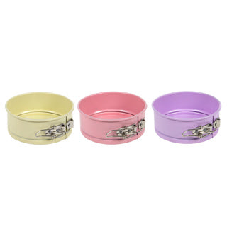 Moule à charnière rond ø10 cm 3 ast | 3 pièces