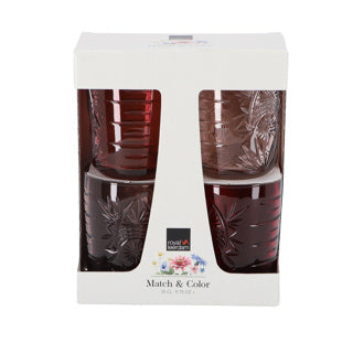 Royal Leerdam Leerdam Match Color Pink Set 4
