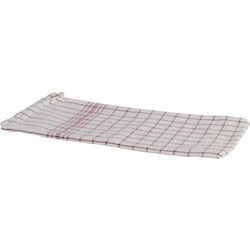 Torchon betra coton blanc, rouge