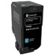 Cartouche de toner Lexmark 74c2hce cyan