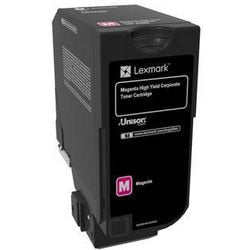 Cartouche de toner magenta Lexmark 74c2hme