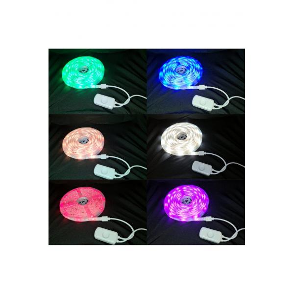 WOX WOX R5093 LED Strip, 5m, 1000lm, Color RVB + blanc chaud 1000