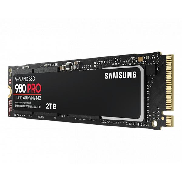 Samsung MZ-V8P2T0BW 980 SSD, 2000 Go, M.2 NVME, PCIe 4.0, 7000 5100 MB, 100 000 IOPS